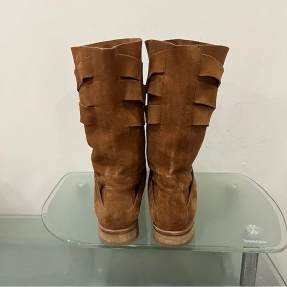 Eileen Fisher Women’s Suede Brown Boots Size 8‎ Super Soft - Picture 4 of 8